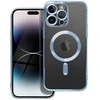 Oem dėklas iPhone 16 PRO MAX su Electro Mag dangteliu, suderinamas su MagSafe, titano mėlynas