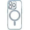 OEM dėklas, skirtas „iPhone 16 PRO“ su „Electro Mag Cover“, suderinamas su „MagSafe“ mėlynas