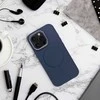 OEM dėklas, skirtas iPhone 12 MINI, su „Frame Mag Cover“, suderinamas su „MagSafe“, tamsiai mėlynas