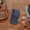 OEM dėklas, skirtas iPhone 17 Pro Max / 18 Pro Max (žemas kameros kraštas), „Gentleman Mag“ dėklas, suderinamas su „MagSafe“, tamsiai mėlynas