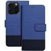 OEM atverčiamas dėklas iPhone 16 PRO Gomma Book mėlynas