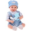 Jokomisiada Interactive BOBAS doll 46cm - in mėlynas shorts + accessories ZA5835