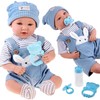 Jokomisiada Interactive BOBAS doll 46cm - in mėlynas shorts + accessories ZA5835