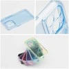 OEM dėklas, skirtas iPhone 17 AIR Matrix Clear, mėlyna