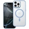 OEM dėklas, skirtas „iPhone 16 PRO MAX“ matiniam „Mag“ dėklui, suderinamas su „MagSafe“ mėlynas
