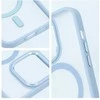 OEM dėklas, skirtas „iPhone 16 PRO MAX“ matiniam „Mag“ dėklui, suderinamas su „MagSafe“ mėlynas
