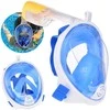 Jokomisiada Mėlyna mask with a snorkel for diving and snorkeling S/M SP0762 NI
