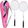 Jokomisiada Rackets Badminton rackets + case Set mėlynas or pink SP0826