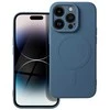OEM dėklas, skirtas „iPhone 14 PRO“ silikoniniam „Mag“ dėklui, suderinamas su „MagSafe“ (fotoaparato apsauga) mėlynas