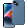 OEM dėklas, skirtas „iPhone 14“ silikoniniam „Mag“ dėklui, suderinamas su „MagSafe“ (fotoaparato apsauga) mėlynas