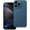 OEM dėklas, skirtas „iPhone 16 PRO MAX“ silikoniniam „Mag“ dėklui, suderinamas su „MagSafe“ (fotoaparato apsauga) mėlynas