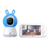 Mėlyna Smart Baby Monitorius Camera WiFi Rotating FHD Lullaby Alarm Baby Guard + Monitorius Mėlyna Encore View