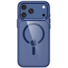 Dėklas Tech-Protect Magmat Magsafe CC Case, skirta iPhone 17 Pro Max / 18 Pro Max - skaidri tamsiai mėlyna