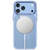 Tech-Protect Magmat Magsafe CC Dėklas, skirtas iPhone 17 Pro / 18 Pro - Skaidrus šviesiai mėlynas