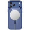 Dėklas Tech-Protect Magmat Magsafe CC Case, skirta iPhone 17 Pro Max / 18 Pro Max - skaidri tamsiai mėlyna