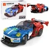 Jokomisiada Technical blocks Sports car Mėlynas-Raudonas 138-piece ZA5744