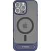 Torras Pstand serijos dėklas, skirtas iPhone 16 Pro (mėlynas)