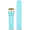 Pacific U27 rubber watch strap - mėlynas/auksinis - 20mm
