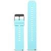 Pacific U27 rubber watch strap - mėlynas/sidabrinis - 22mm