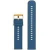 Pacific U27 rubber watch strap - navy mėlynas/auksinis - 18mm