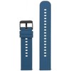 Pacific U27 rubber watch strap - navy mėlynas/juodas - 22mm