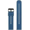 Pacific U27 rubber watch strap - navy mėlynas/juodas - 20mm