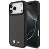 Dėklas BMW case for IPHONE 17 Pro Max compatible with MagSafe BMHMP17X24CFMMK (Kevlar Matt) juodas