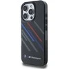 BMW BMHCP16L23HTRAK Apple iPhone 16 Pro 6.3" juodos spalvos harddėklas Motorsport IML Random Stripes