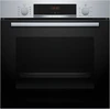 Bosch Serie 4 HBA514BS3 orkaitė 71 L 3400 W Juodas, Nerūdijantis plienas