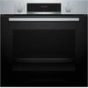 Bosch Serie 4 HBA534ES3 orkaitė 71 L 3400 W Juodas, Nerūdijantis plienas