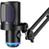 BOYA CastMic G40B Wired Gaming Microphone with Arm, USB-C - Juodas