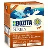BOZITA Purely Paté Duoprotein jautiena and lašiša - wet dog food - 370g