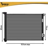Door safety gate - juodas Purlov