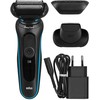 Braun | Shaver | 51-M1200s | Operating time (max) 50 min | Wet &amp; Dry | Juodas/Mint