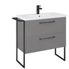 CABINET WITH WASHBASIN ELITA 80 CASHMERE