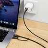 Laidas 2in1 USB C į USB C / Mag3 Hoco 240W 1,8 m U142 juodas