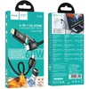 Kabelis 4w1 USB A/USB C į USB C/Lightning Hoco 3A 60W 1,2 m U155 juodas