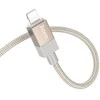 AUX kabelis Jack 3,5 mm (kištukas) į Lightning (kištukas) Hoco 1 m UPA32A auksinis