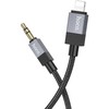 AUX kabelis Jack 3,5 mm (kištukas) - Lightning (kištukas) Hoco 1 m UPA32A juodas