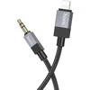 AUX kabelis Jack 3,5 mm (kištukas) - Lightning (kištukas) Hoco 1 m UPA32A juodas