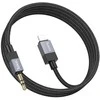 AUX kabelis Jack 3,5 mm (kištukas) - Lightning (kištukas) Hoco 1 m UPA32A juodas