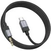 Kabelis AUX Jack 3,5 mm (kištukas) - USB C (kištukas) Hoco 1 m UPA32B juodas