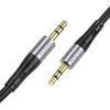 Kabelis AUX lizdas 3,5 mm į 3,5 mm lizdą Hoco 1 m UPA22 juodas