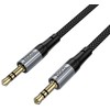 Kabelis AUX lizdas 3,5 mm į 3,5 mm lizdą Hoco 1,5 m UPA33 juodas