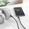 AUX laidas 3,5 mm lizdas į 3,5 mm lizdą Hoco 1,2 m UPA27 juodas