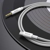 Kabelis AUX Jack 3,5 mm - USB C Hoco 1 m UPA19 sidabrinis