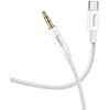 Kabelis AUX Jack 3,5 mm - USB C Hoco 1 m UPA19 sidabrinis