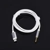 OEM kabelis AUX Lightning (vyras) - Jack 3,5 mm (vyras) baltas
