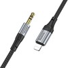 Audio adapteris Hoco UPA26 lightning į 3,5mm(p) juodas