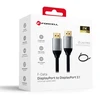 Cable Ekranas Port to Ekranas Port 2.1 Forcell 16K 60Hz/8K 120Hz/4K 240Hz - High Speed, HDR, Ethernet, G-SYNC/FreeSync, 80Gbps, 2 m juodas